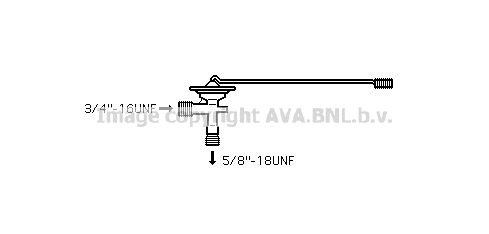 AVA QUALITY COOLING Paisuntaventtiili, ilmastointilaite MZ1175